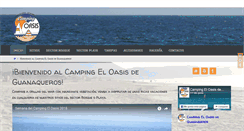 Desktop Screenshot of campingeloasis.cl